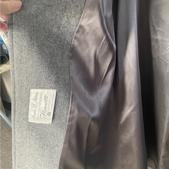 Fleurette vintage Merino Extra Fine Virgin Wool Open Front Coat M/L - Picture 5 of 10